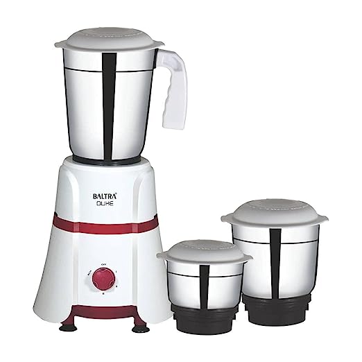 Baltra Duke (550 Watt) Mixer Grinder with 3 Stainless Steel Jars Baltra Duke (550 Watt) Mixer Grinder with 3 Stainless Steel Jars